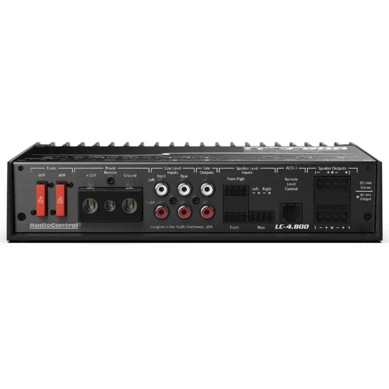 Amplificator auto 4 canale AudioControl LC-4.800 cu AccuBASS, clasa D Preț mic