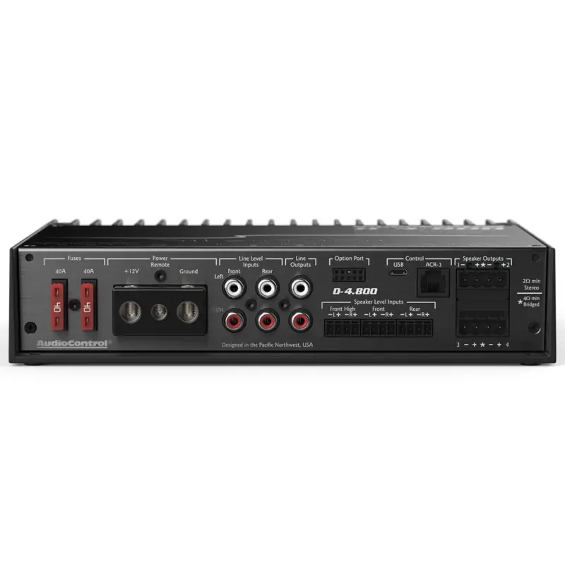 Discount Amplificator auto cu DSP 4 canale AudioControl D-4.800, 4x200W