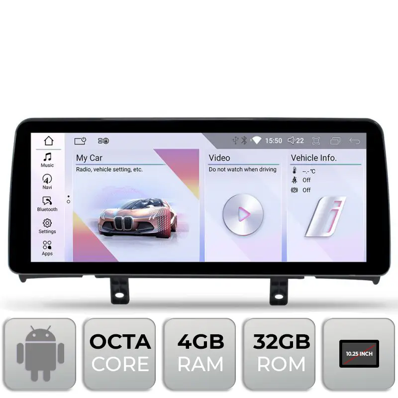 Reduceri Navigație dedicată BMW Seria 1 F20/F21 NBT, Android 10.25 inch, 4GB RAM, 32GB, 4G, Bluetooth