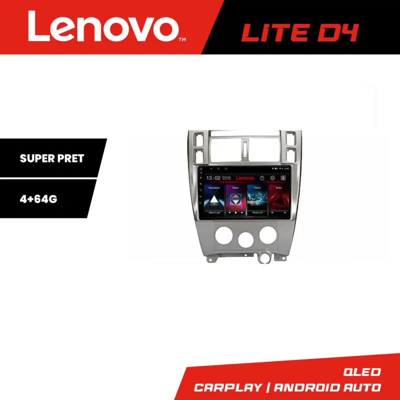 Navigație Hyundai Tucson 2004-2010 Lenovo Lite D4 4+64 GB Android Ofertă exclusivă