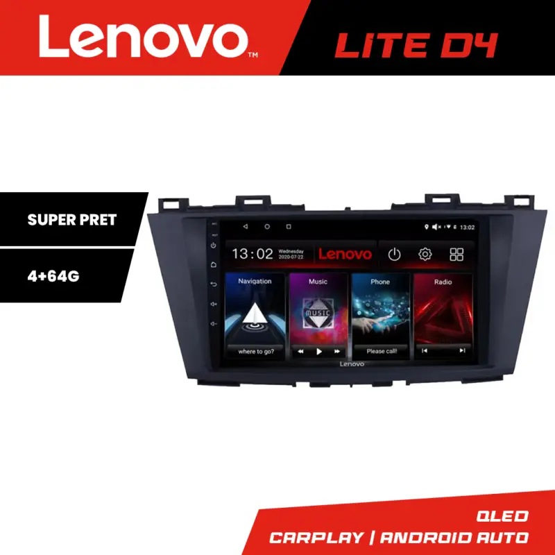 Chilipir Navigație Mazda 5 2010-2017 Lenovo Lite D4 4+64 GB Android