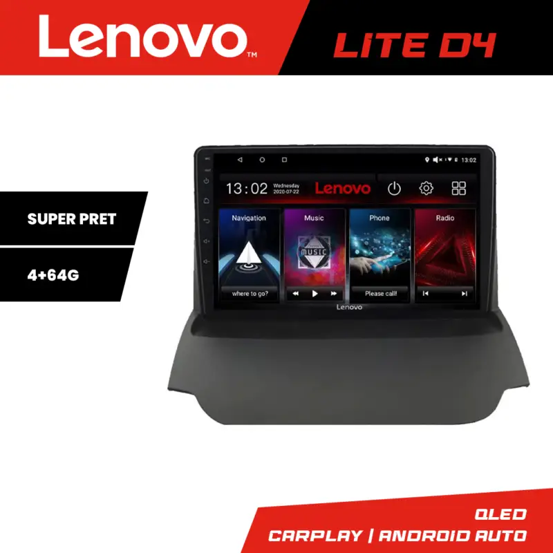 Nu rata Navigație Android Ford EcoSport 2013-2016 Lenovo Lite D4 4GB+64GB