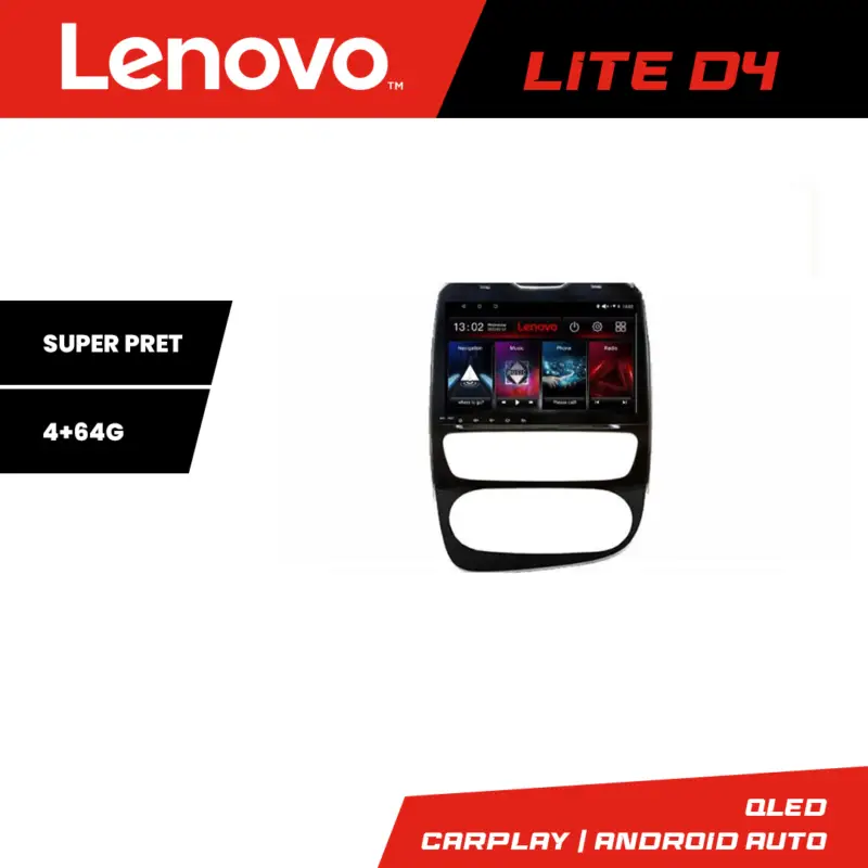 Livrare gratuită Navigație Android Renault Clio 4 Lenovo Lite D4, 4GB RAM, 64GB