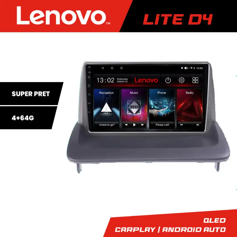 Navigație Volvo C30 S40 C70 V50 C40 Lenovo Lite D4 4+64GB Android Ofertă de sezon
