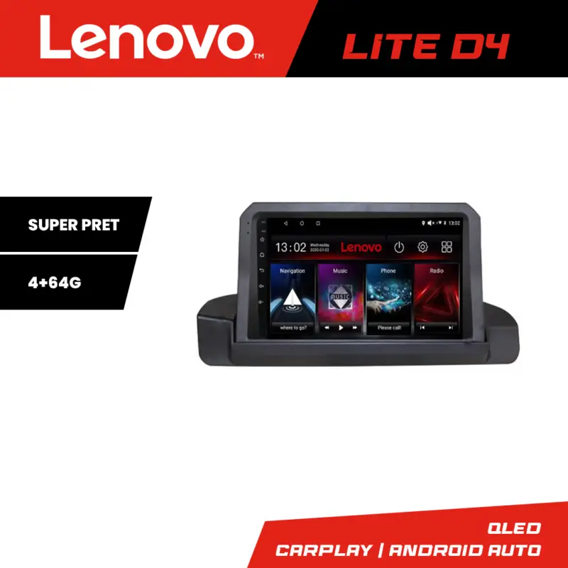 Navigație BMW Seria 3 E90/E91/E92/E93 Android 4+64 GB Lenovo Doar azi