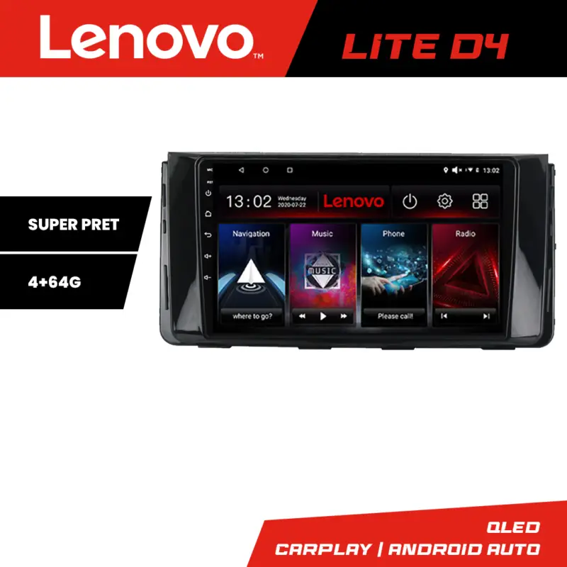 Cumpără online Navigație Android Hyundai H350 2016+ cu GPS, 4GB RAM, 64GB și CarPlay