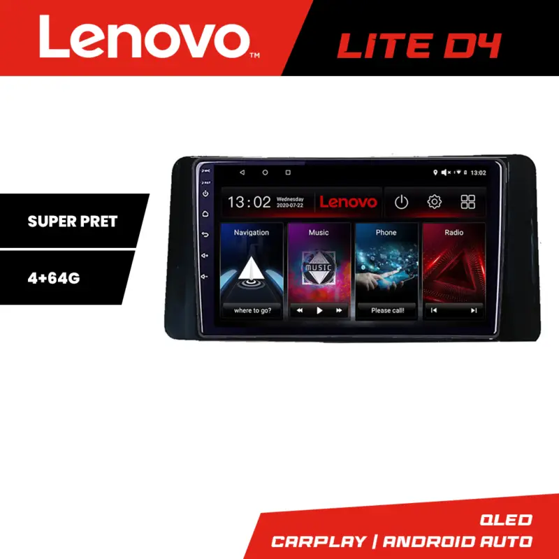 Promoție Navigatie Android Skoda Kamiq 2019+ cu GPS, CarPlay, 4GB RAM si 64GB