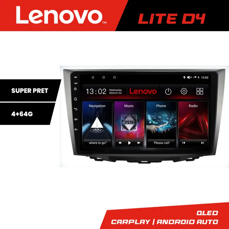 Navigatie Android Suzuki Kizashi 2009-2015 Lenovo Lite D4 4GB+64GB Livrare rapidă