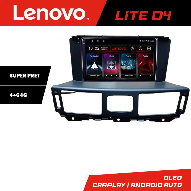 Navigație Android Infiniti Q70 M37 2012-2019 4GB RAM 64GB GPS Lenovo Nu rata