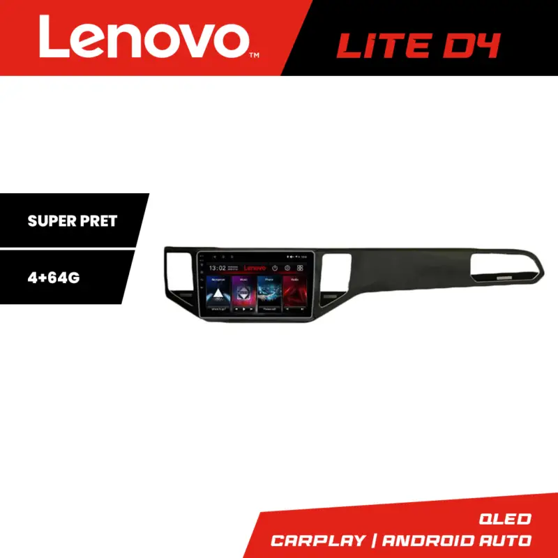 Nu rata Navigatie Lenovo VW Golf Sportsvan 2016-2021, 4+64GB, Android, CarPlay
