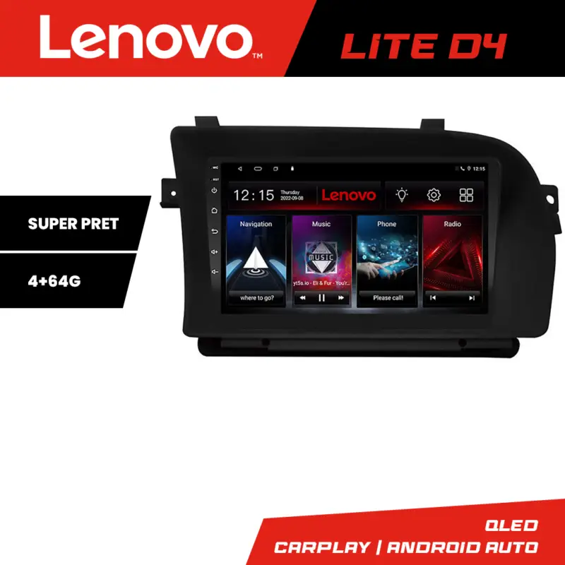 Cel mai vândut Navigație Android Lenovo 4+64GB pentru Mercedes-Benz Clasa S W221