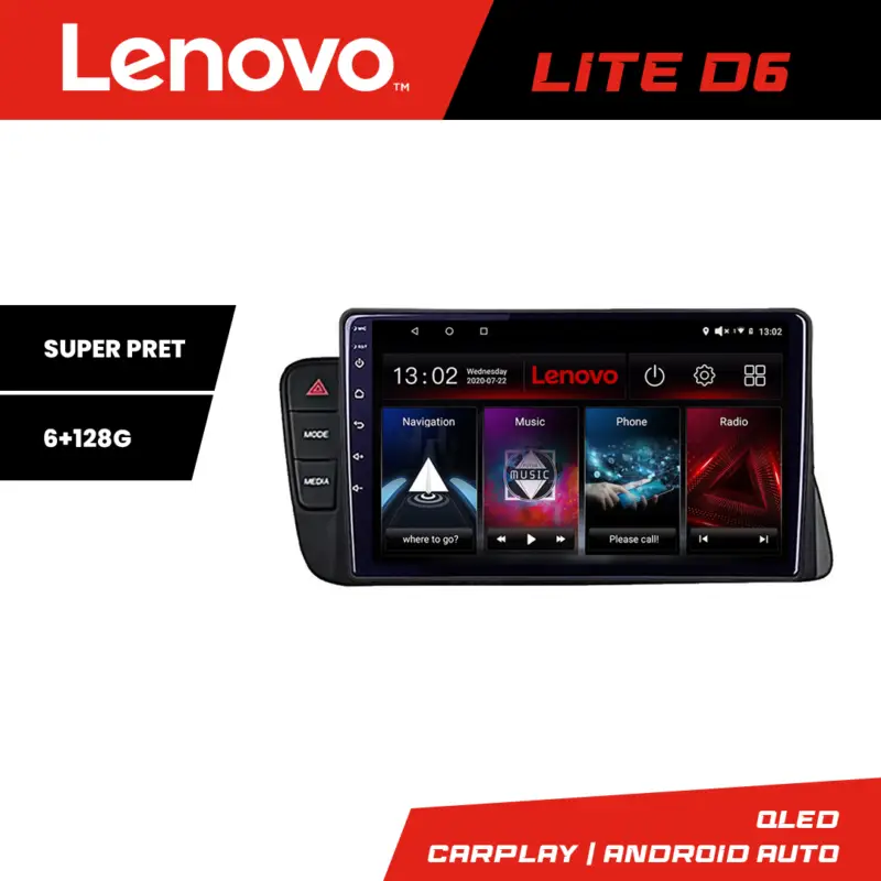 Comandă acum Navigație Audi A4 A5 B8 cu MMI3G, Android, GPS, 6+128 GB Lenovo