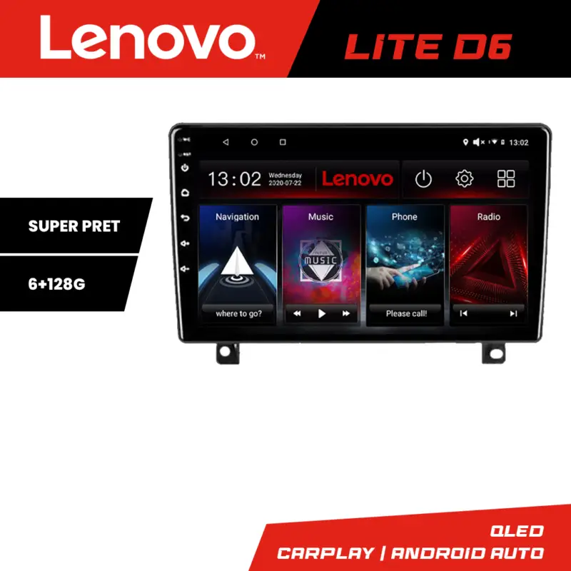 Expediere rapidă Navigatie Android Opel Astra H 2006-2015 cu GPS, 6GB RAM, 128GB Lenovo
