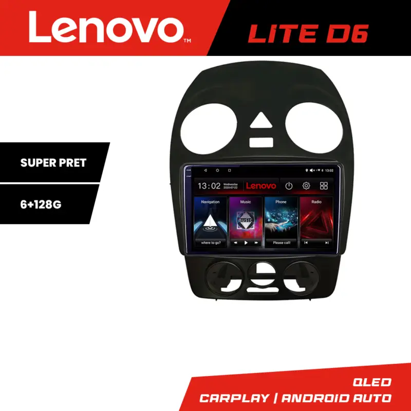 Reduceri Navigație Android VW Beetle 2005-2010 Lenovo Lite D6, 6GB RAM, 128GB