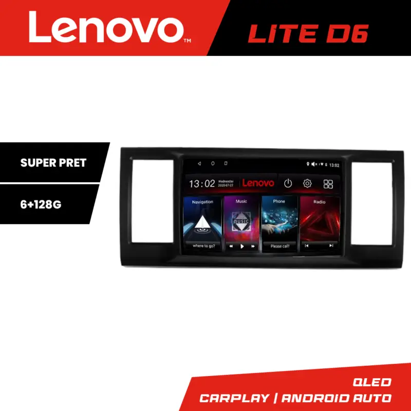 Navigatie Lenovo VW Caravelle 2015+ Android, 6GB RAM, 128GB, CarPlay Preț redus