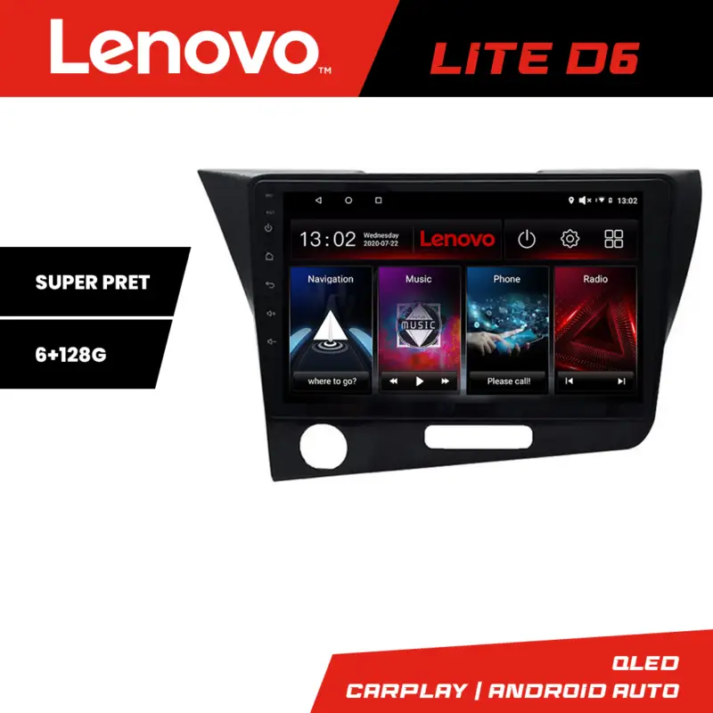 Navigație Android Honda CR-Z 2006-2013 GPS CarPlay 6GB+128GB Lenovo Ofertă de sezon
