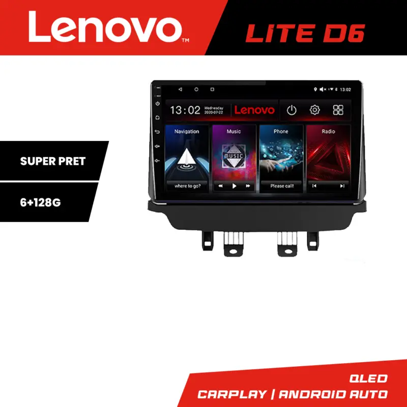 Reducere extra Navigație Android Lenovo 6+128GB pentru Mazda CX-3 și Mazda 2 2014-2020