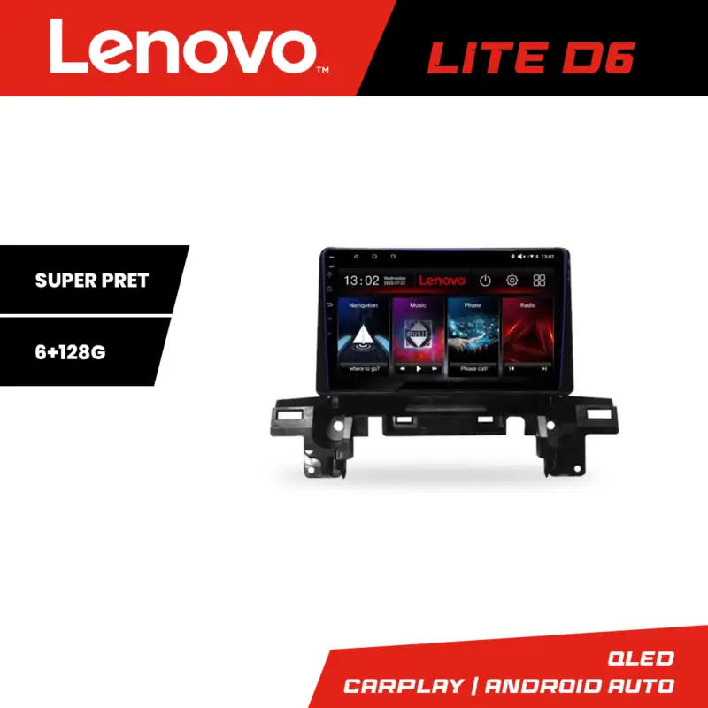 Reducere Navigatie Mazda CX-5 2018-2020 Lenovo Lite D6, 6GB RAM, 128GB, Android