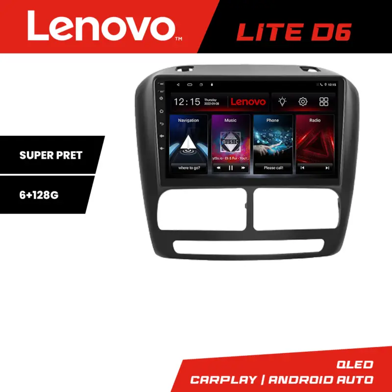Ofertă Navigație Android Fiat Doblo 2010-2017 și Opel Combo 2010-2017, 6+128 GB