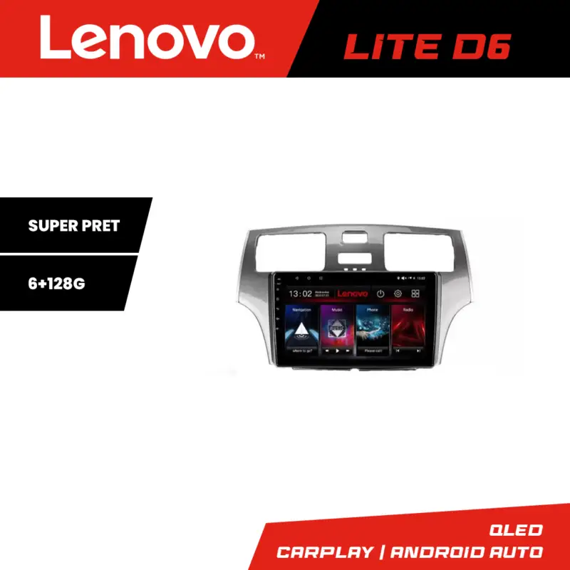 Navigație Android Renault Express 2020+ cu GPS, 6GB RAM, 128GB Lenovo Transport gratuit