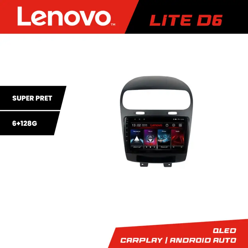 Cumpărături sigure Navigație Android Fiat Freemont / Dodge Journey 2012-2019, 6GB+128GB Lenovo