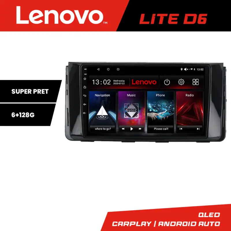 Livrare rapidă Navigatie Android Hyundai H350 2016+ GPS 8 nuclee 6GB RAM 128GB Lenovo