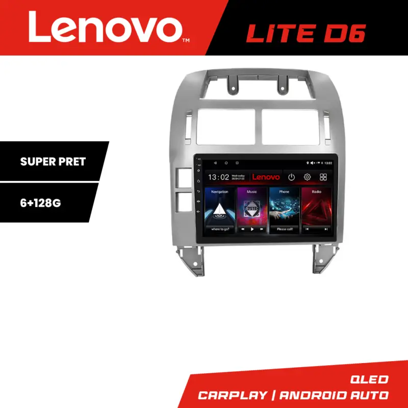 Discount Navigație Android VW Polo 2004-2011 GPS Bluetooth 6GB+128GB Lenovo