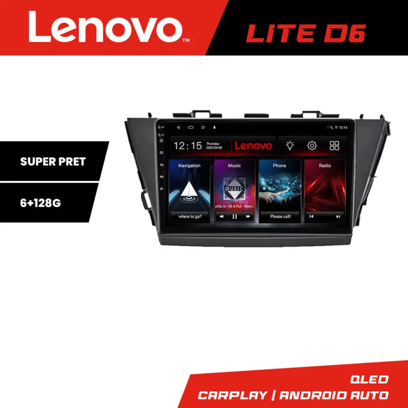 Navigație Toyota Prius 5 Plus 2012-2020 Android 6+128 GPS Lenovo Livrare gratuită