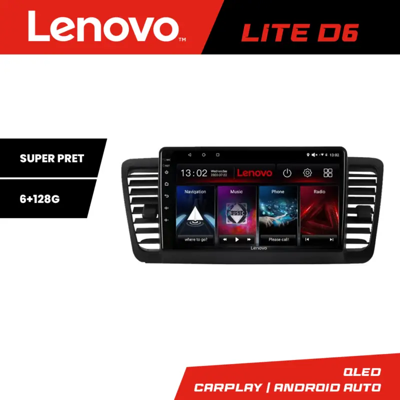 Popular Navigație Android Lenovo Lite D6 pentru Subaru Outback Legacy 6+128 GB