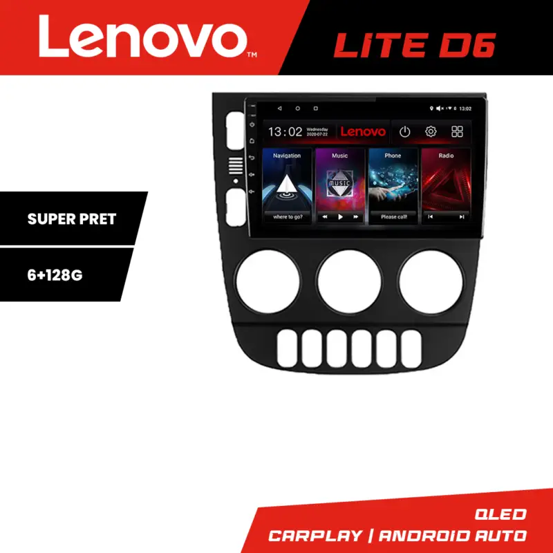 Reducere de preț Navigație Android Mercedes ML W163 1998-2005 GPS 6+128GB Lenovo