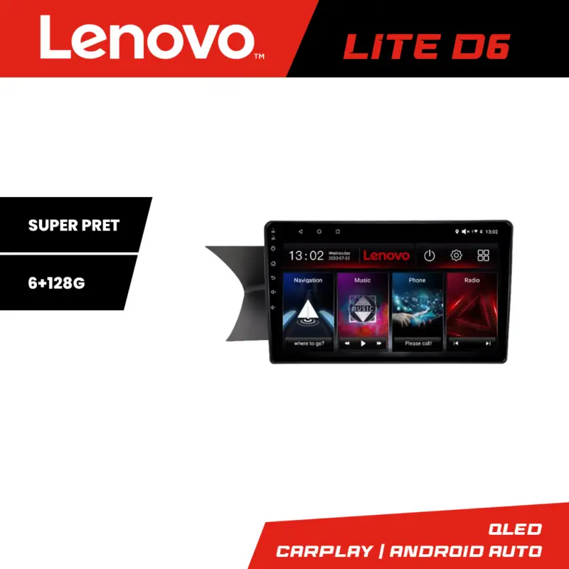 Ofertă limitată Navigație Android Mercedes C W204 NTG4.5 2012-2015, 6+128 GB, Lenovo
