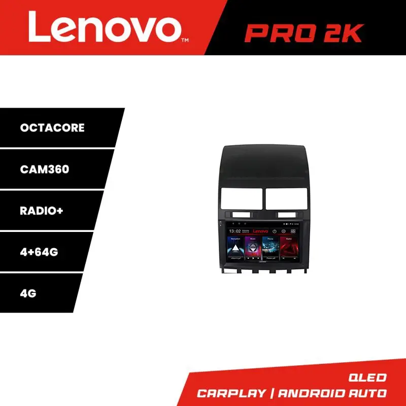 Navigație Android VW Touareg 2004-2011 Lenovo QLED 2K 4GB+64GB 360 Ofertă limitată