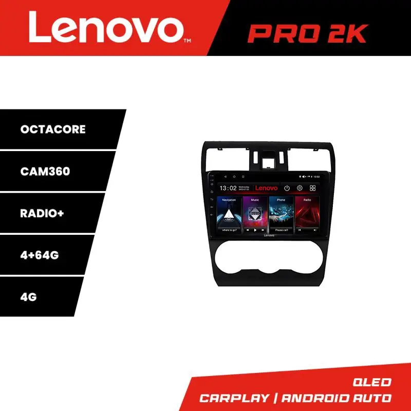 Reducere extra Navigație Android Subaru Forester Impreza XV 2013+ Lenovo 2K 4+64GB