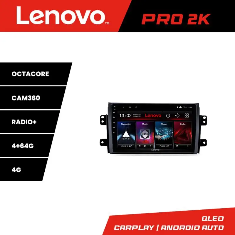 Navigație Suzuki SX4 2006-2013 Lenovo QLED 2K 4GB+64GB Android 360 Comandă acum