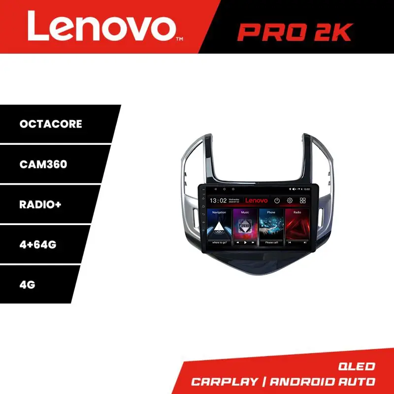Mai ieftin Navigatie Android Chevrolet Cruze 2013+ Lenovo QLED 2K, 4GB+64GB, 360