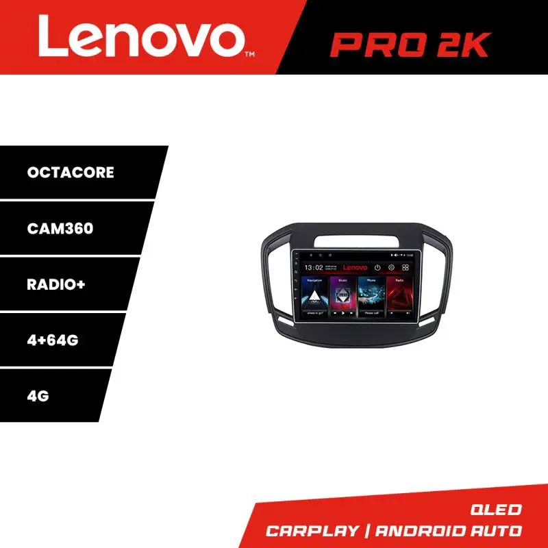 Navigație Android Opel Insignia 2014-2017 Lenovo QLED 2K 4GB+64GB Vezi acum
