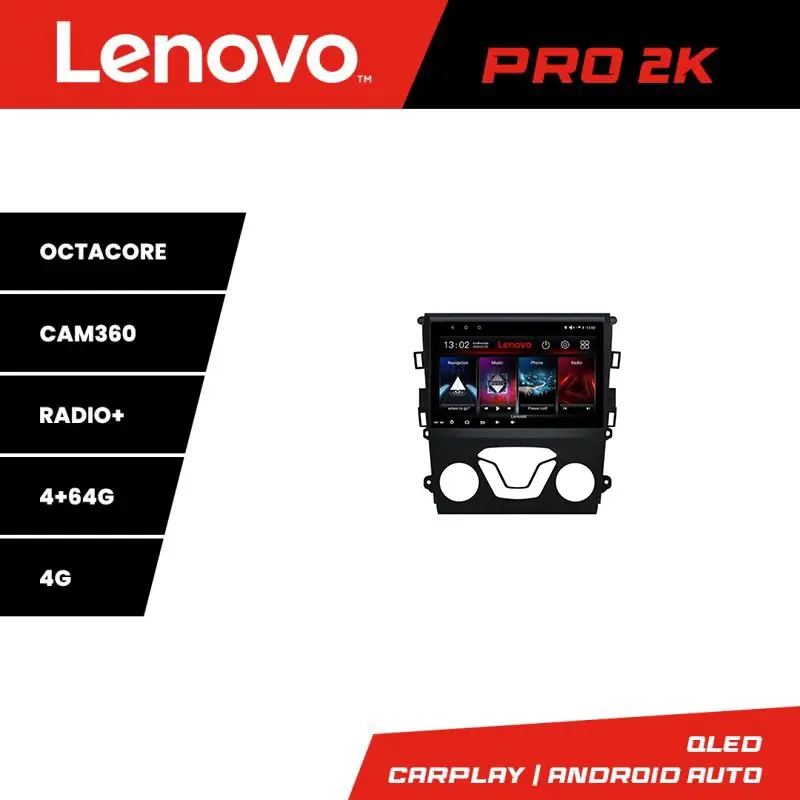 Navigație Ford Mondeo 2013-2020 Lenovo QLED 2K Android 4GB+64GB Preț promoțional