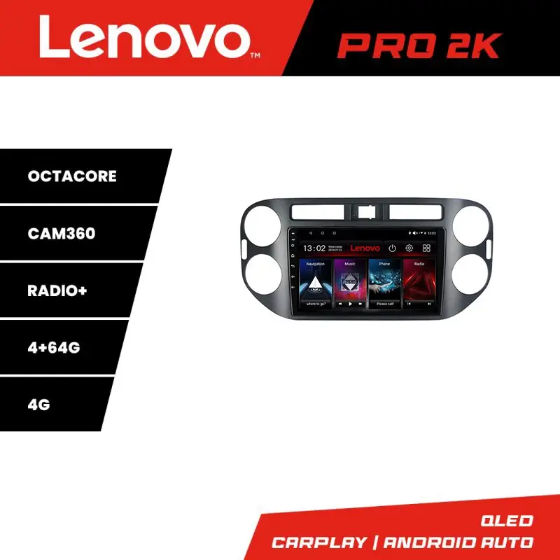 Navigație Android VW Tiguan și Golf Plus 2007-2011 QLED 2K 4+64GB 360 Lenovo Calitate înaltă