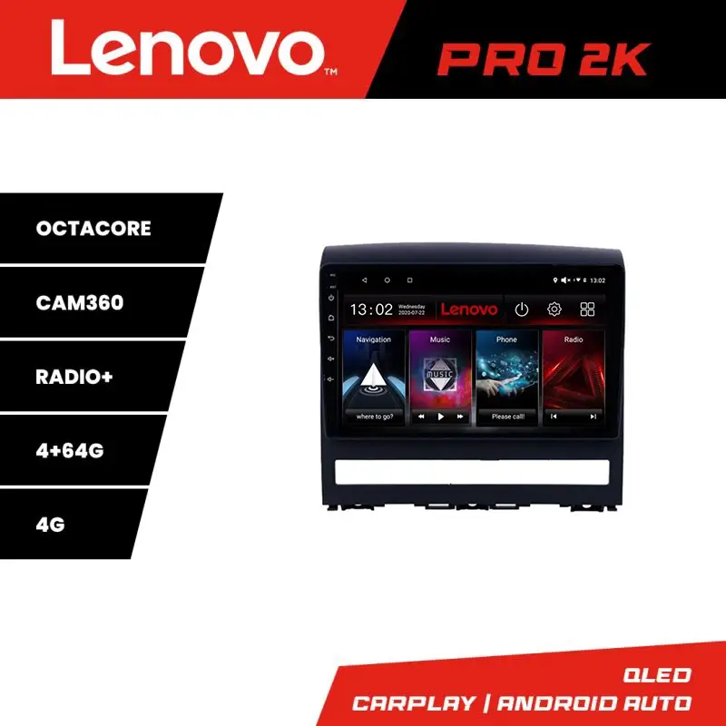 Navigație Android Fiat Albea 2009-2014 Lenovo QLED 2K 4GB+64GB Transport gratuit