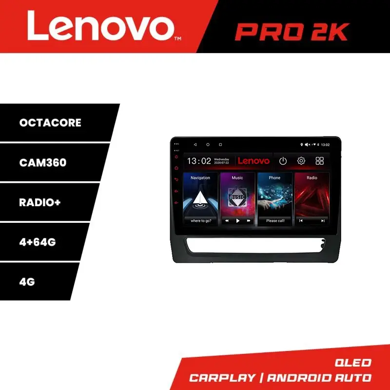 Navigație Mitsubishi ASX 2020 Lenovo QLED 2K 4GB+64GB Android 360 Transport gratuit