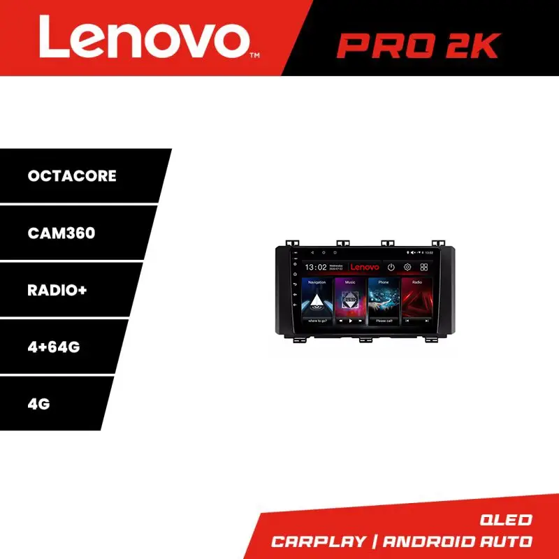Livrare expres Navigație Android Seat Ateca cu QLED 2K, GPS, 4GB+64GB și 360 Lenovo