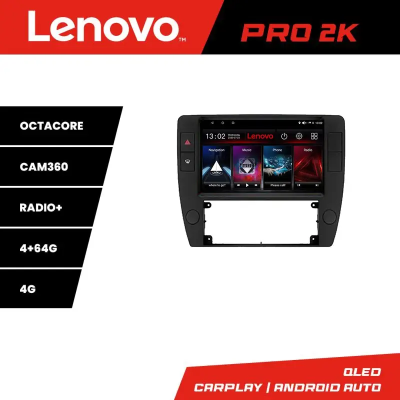 Navigatie Android Volkswagen Passat B5 1997-2004 QLED 2K 4GB+64GB 360 Ofertă de sezon