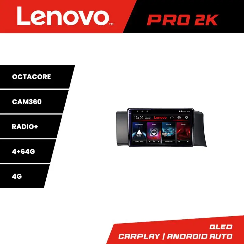 Navigație Android Lenovo QLED 2K pentru Subaru BRZ și Toyota GT86 2012-2021 Livrare expres