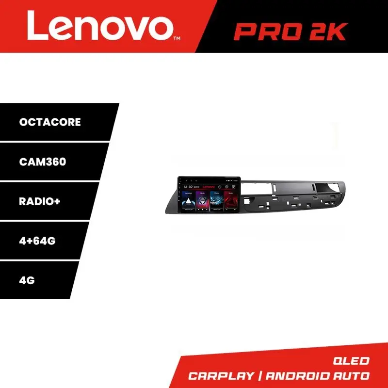 Navigatie Android Lenovo QLED 2K 4GB+64GB pentru Citroen C5 2008-2017 Plată securizată