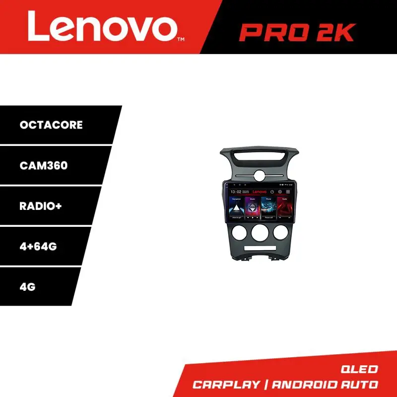 Navigație Android Kia Carens 2006-2012 cu climă automată, QLED 2K, 4+64 GB Vezi acum