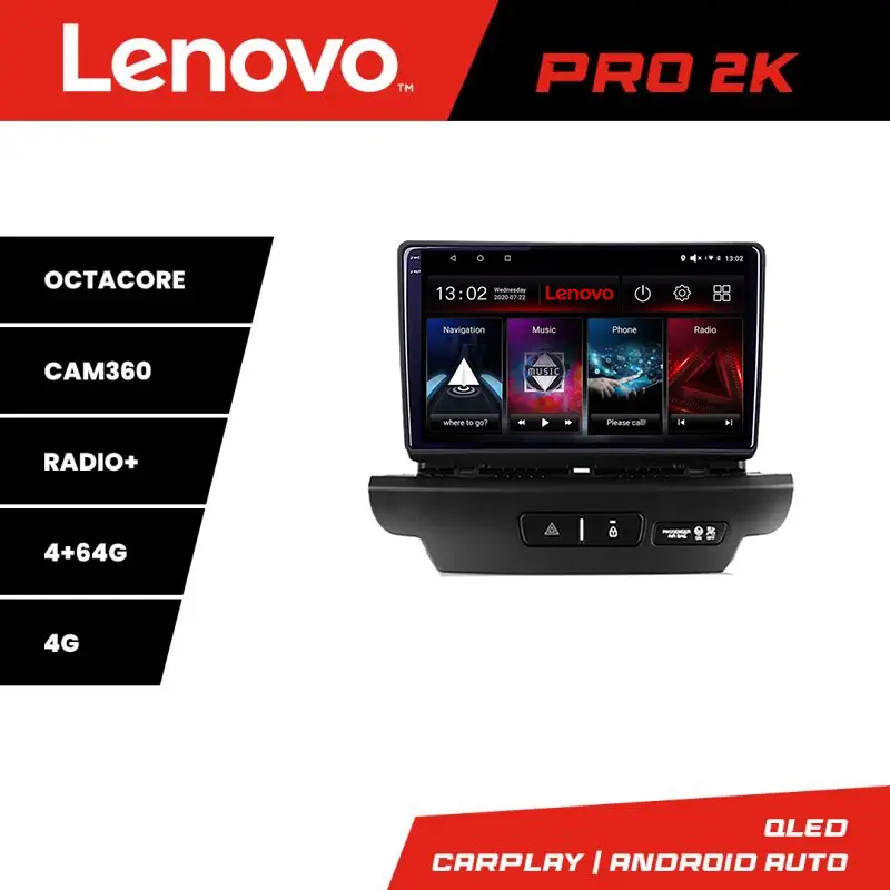 Navigație Kia Ceed 2018-2020 Android GPS QLED 2K 4+64GB 360 Lenovo Cumpără acum