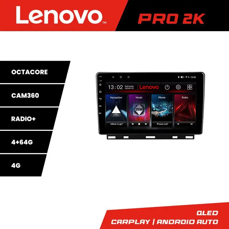 Navigație Renault Clio 5 Lenovo QLED 2K, 8 Core, 4GB+64GB, 360 Ofertă limitată