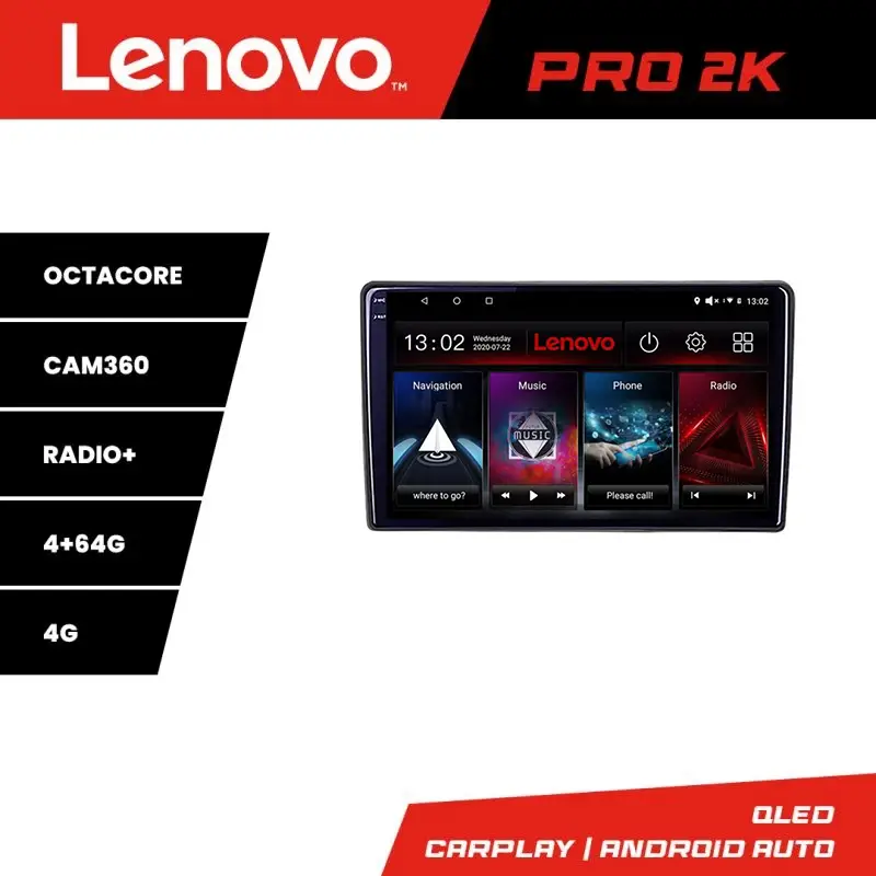 Cel mai vândut Navigație Android Mazda CX-9 cu ecran QLED 2K, 4GB RAM, 64GB și 360