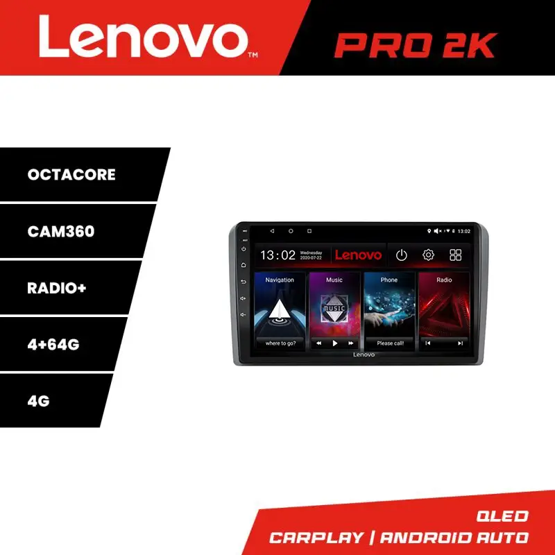 Navigație Iveco Daily 2007-2014 Lenovo QLED 2K Android 4+64GB Reducere de preț