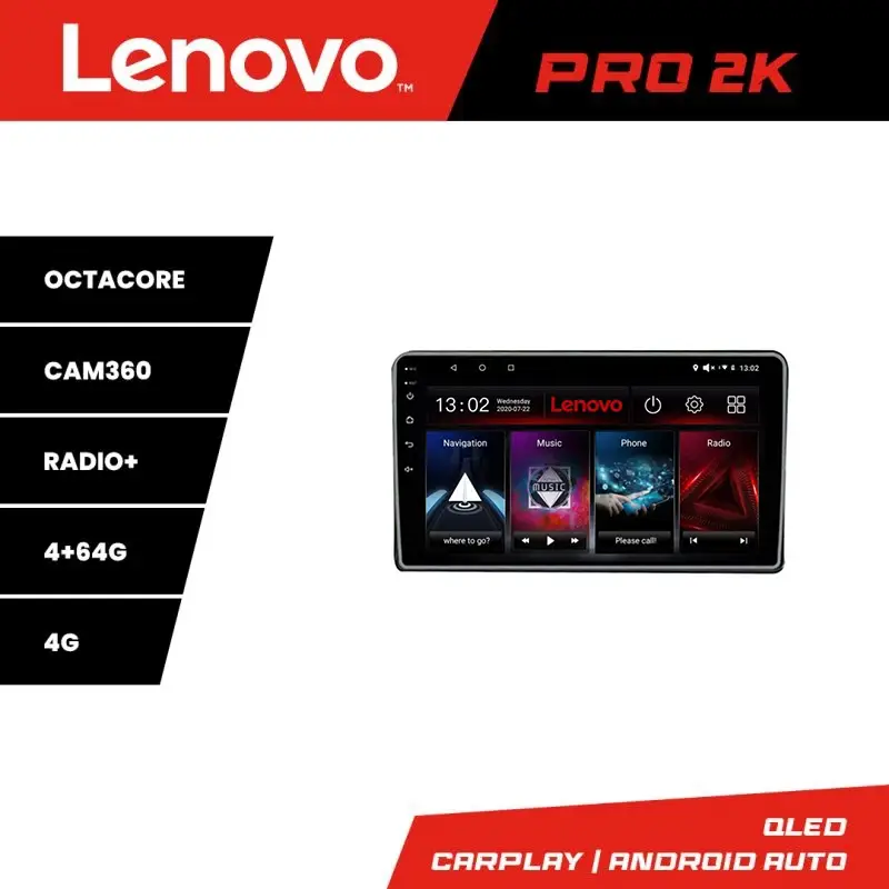 Nu rata Navigație Android Lenovo QLED 2K 4+64GB pentru Mitsubishi Eclipse Cross 2019+